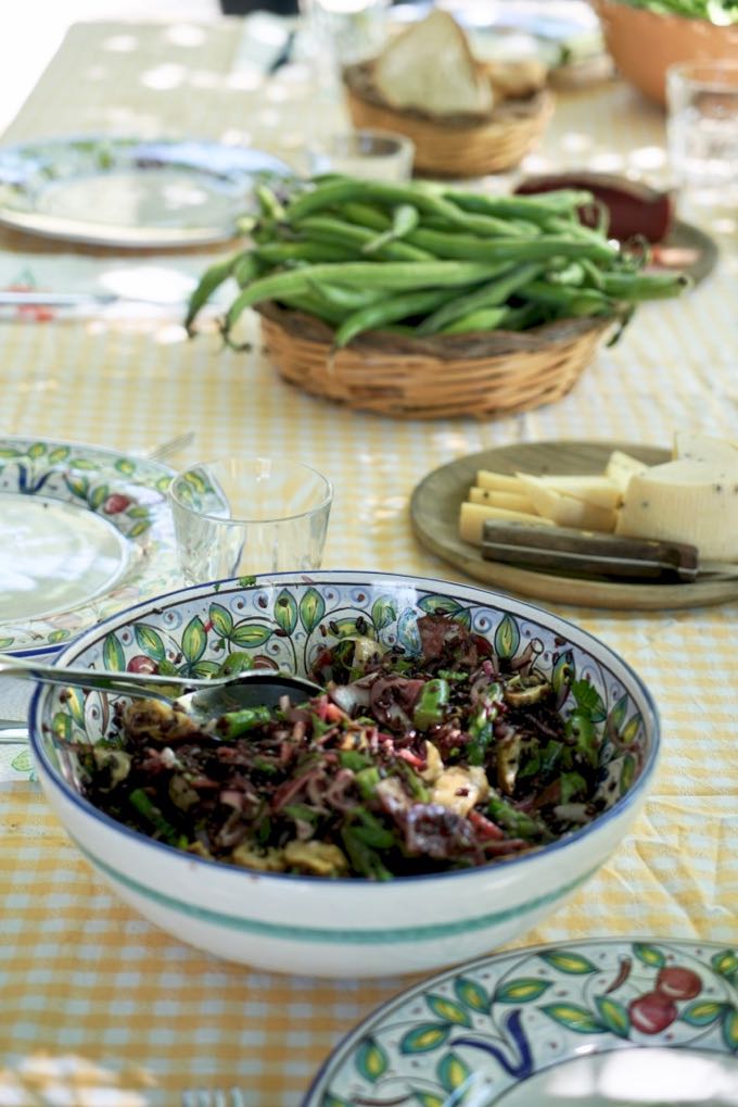 Asparagus, Salami and Rice Salad