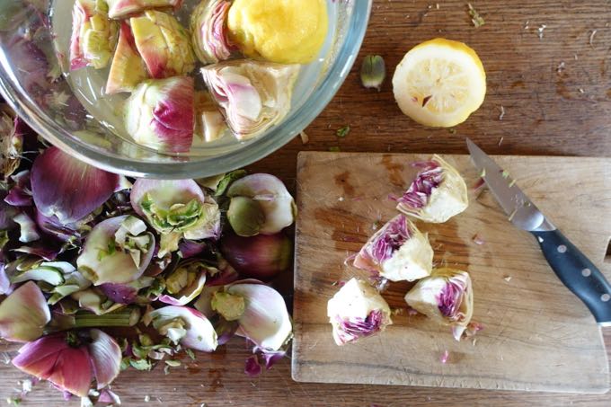 Squid and Artichokes