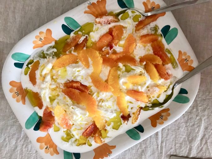 Stracciatella with Oranges 