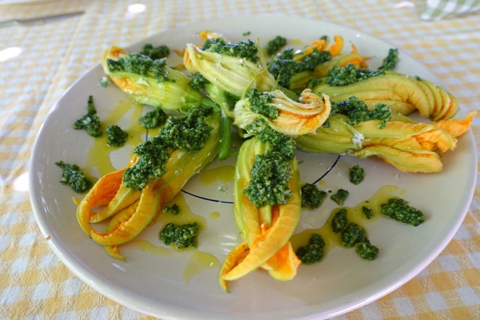 Ricotta Stuffed Zucchini Blossoms