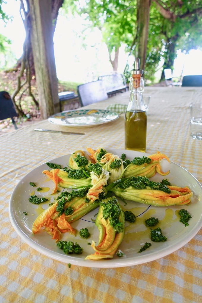 Ricotta Stuffed Zucchini Blossoms