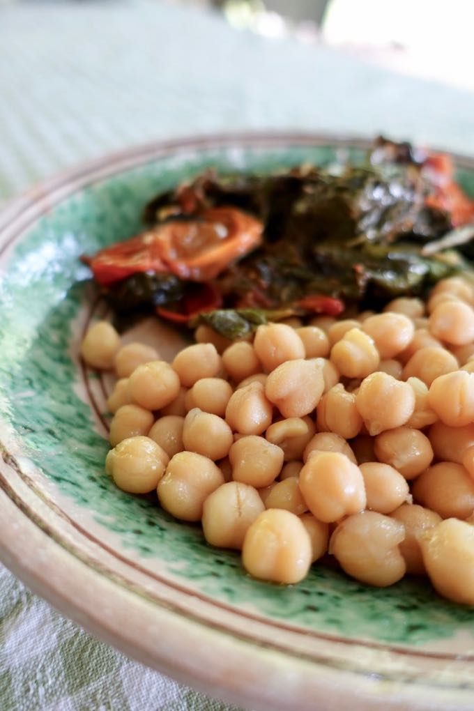 Swiss Chard and Chickpeas 