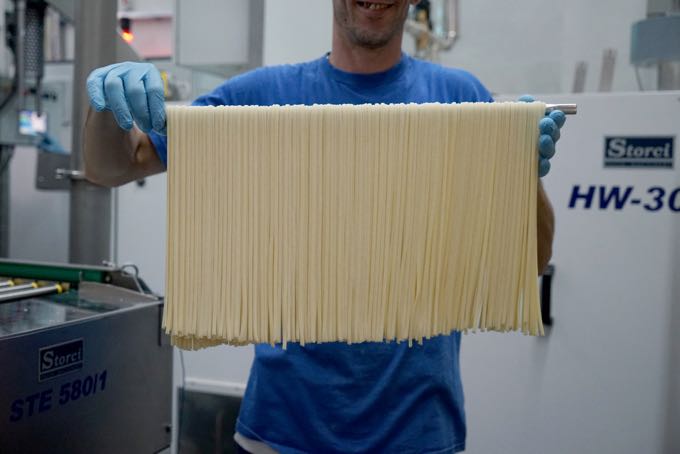 making pasta in gragnano