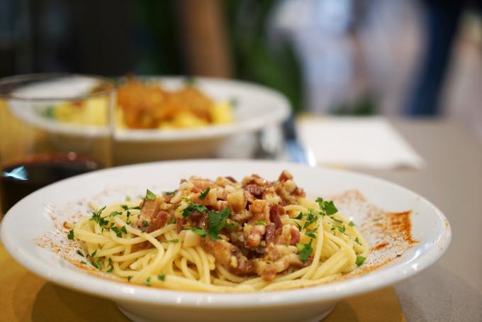 Spaghetti and Pancetta