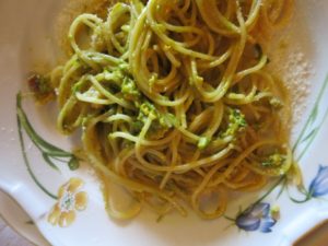 Umbricelli with Wild Asparagus, Ristorante Umbria, Todi