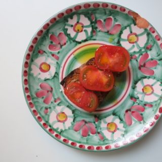 Tomato and Orange Olive Oil Bruschetta