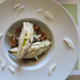 Steamed Mackerel and beans, Enoteca della Provincia, Rome