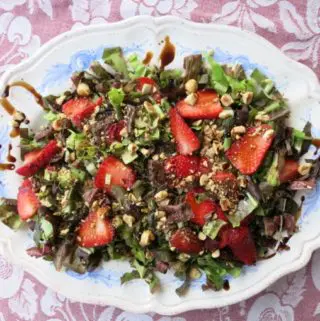 Radicchio and Strawberry Salad