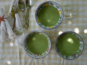 Cold Zucchini, Potato and Leek Soup