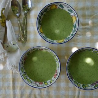 Cold Zucchini, Potato and Leek Soup