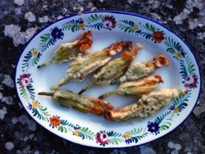 fried zucchini blossoms