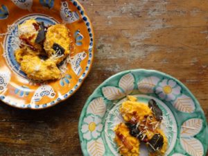 Butternut Gnudi with sage and pancetta