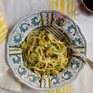 Spaghetti with Zucchini and Pecorino