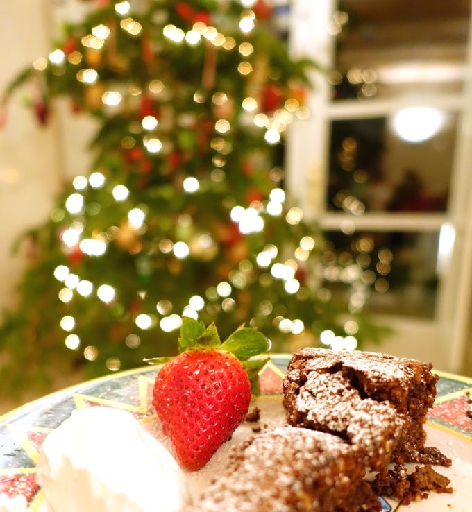 Torta Barozzi with Christmas Tree