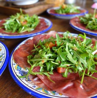 Bresaola and arugula