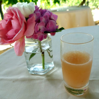 Bellini at Locanda Cipriani, Torcello, Venice