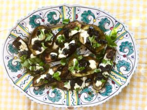 Roasted Eggplant with Herbs