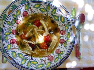 pasta e ceci, summer version, Elizabeth Minchilli