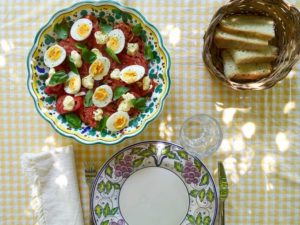 Tomato and Egg Salad, Elizabeth Minchilli