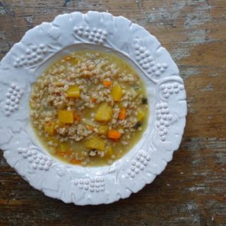 Butternut Squash and Farro Soup