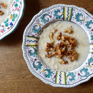 Cauliflower Soup with Jerusalem Artichokes Elizabeth Minchilli