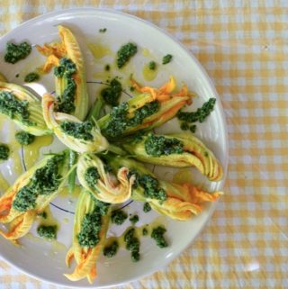 Ricotta Stuffed Zucchini Blossoms