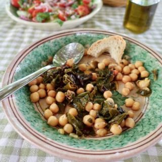 Swiss Chard and Chickpeas