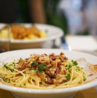 Spaghetti and Pancetta