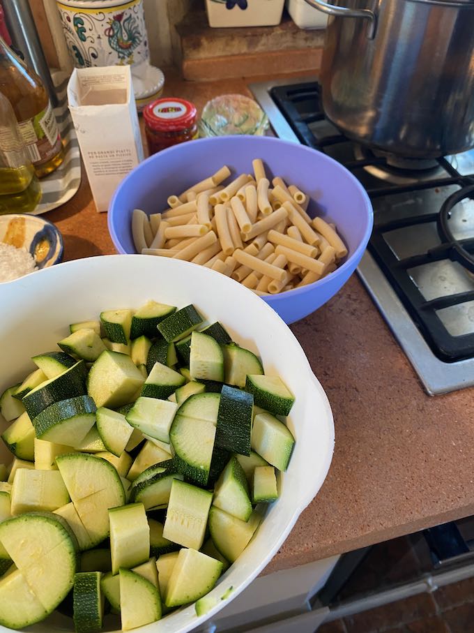 Zucchini and Tuna Pasta