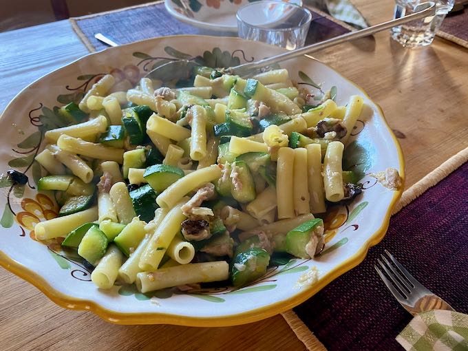 Zucchini and Tuna Pasta