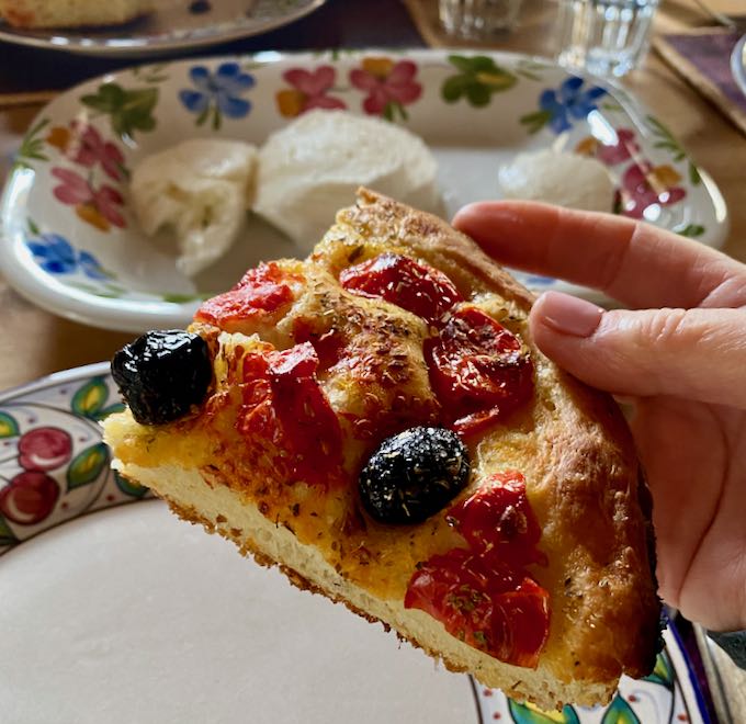 Cast Iron Skillet Focaccia Barese - Cheftini