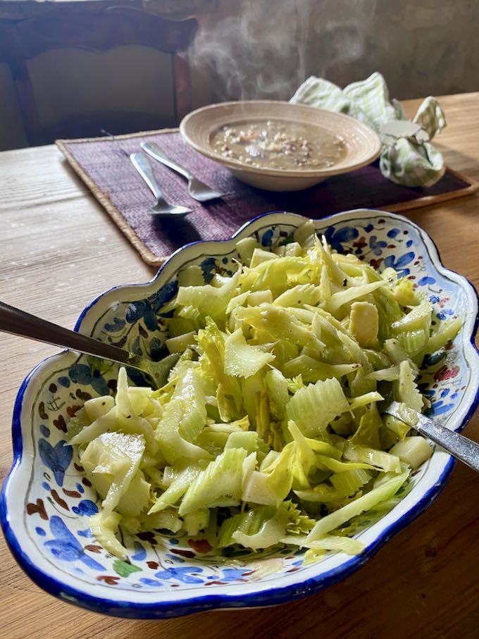 Celery and Cheese Salad