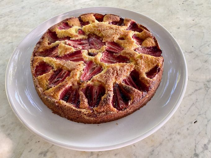 Strawberry Ricotta Cake