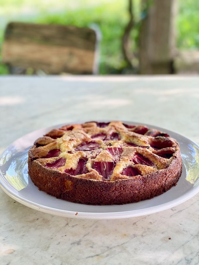 Strawberry Ricotta Cake