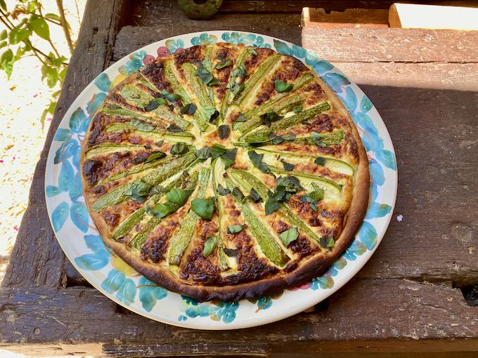 Zucchini Ricotta Tart