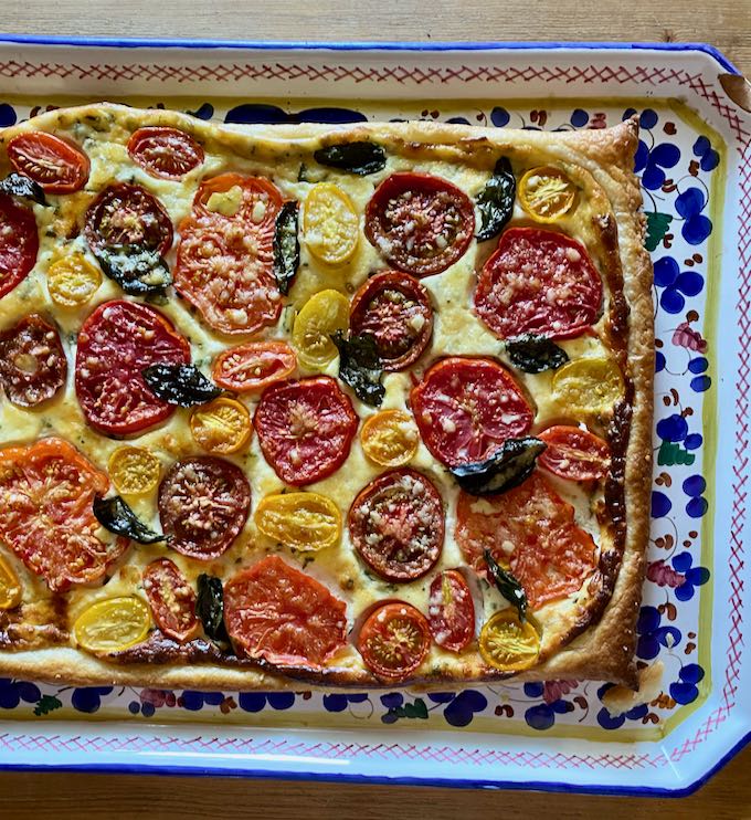 Tomato Ricotta Tart