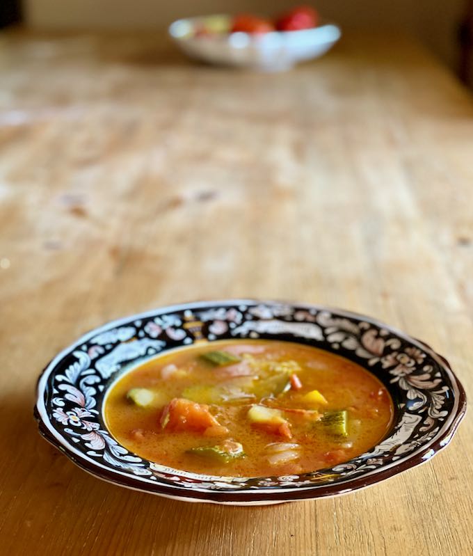 Zucchini Tomato Soup 